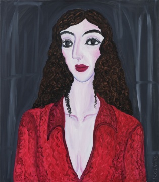 《盛年红》 80×70cm 布面油画 2021
《盛年红》 80×70cm 布面油画 2021