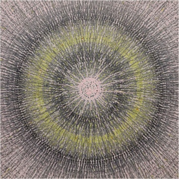 孟禄丁《元速》 145X145cm 布面丙烯 2011
孟禄丁《元速》 145X145cm 布面丙烯 2011