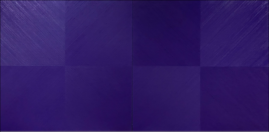 叶洲《Infinite purple》150×150cm×2 亚麻布丙烯 2018
叶洲《Infinite purple》150×150cm×2 亚麻布丙烯 2018