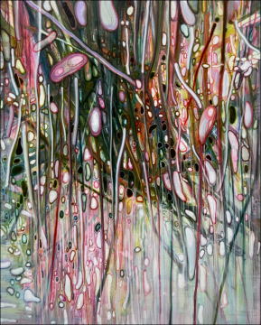 陈澈《Growth(Nerves )》150×120cm 布面丙烯 2021
陈澈《Growth(Nerves )》150×120cm 布面丙烯 2021