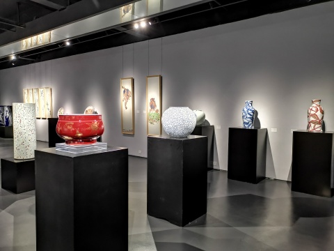 “年轮——璟通百年陶瓷展”现场
“年轮——璟通百年陶瓷展”现场