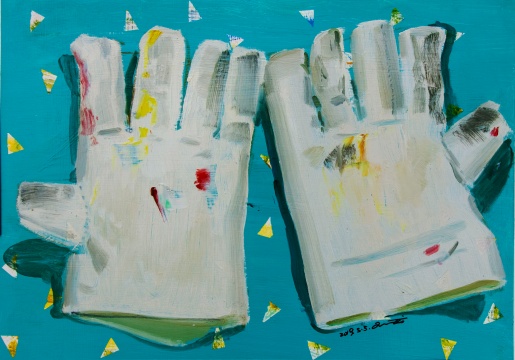 《画家的手套》 38x53cm 纸本油画 2019
《画家的手套》 38x53cm 纸本油画 2019