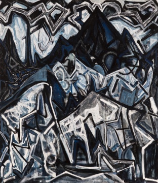 《21-4-21》 布面油画 150×130cm 2021
《21-4-21》 布面油画 150×130cm 2021