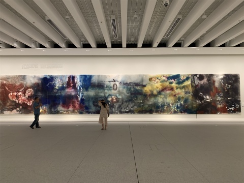 “蔡国强:远行与归来”浦东美术馆展览现场,2021
“蔡国强:远行与归来”浦东美术馆展览现场,2021