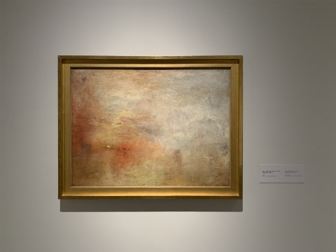 透纳,“光:泰特美术馆珍藏展”浦东美术馆展览现场
透纳,“光:泰特美术馆珍藏展”浦东美术馆展览现场