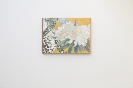 倪军《大花与豹豹》90 x 120 cm 布面油画 2021
倪军《大花与豹豹》90 x 120 cm 布面油画 2021