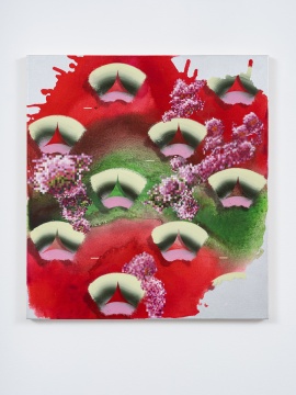 张月薇 《春(倒弧)》 ,61 × 56 cm 布面丙烯、油画及喷漆 2021
张月薇 《春(倒弧)》 ,61 × 56 cm 布面丙烯、油画及喷漆 2021