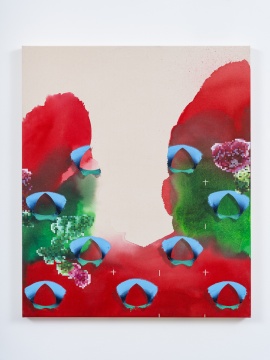 张月薇《倾 (春)》 95 × 80 cm 布面丙烯、油画 2021
张月薇《倾 (春)》 95 × 80 cm 布面丙烯、油画 2021