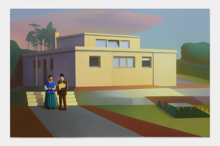 
《霍恩住宅 No.1》  130×200cm  布面油画 2021 

图片提供：艺术家与贝浩登

