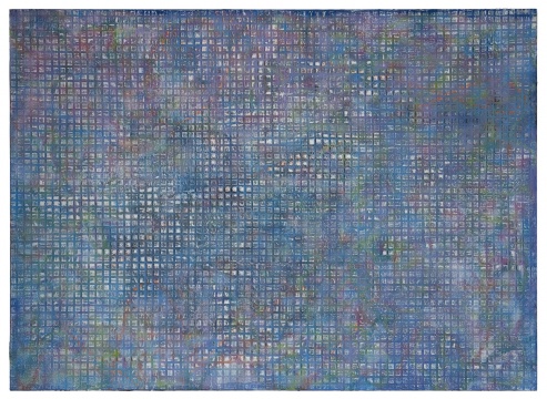 张志坚 《No.138》 300x180cm 油画 2018
