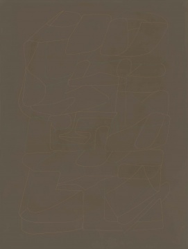 吴杉《寨儿令A》 80x60cm 大漆+麻+木板 2019
吴杉《寨儿令A》 80x60cm 大漆+麻+木板 2019