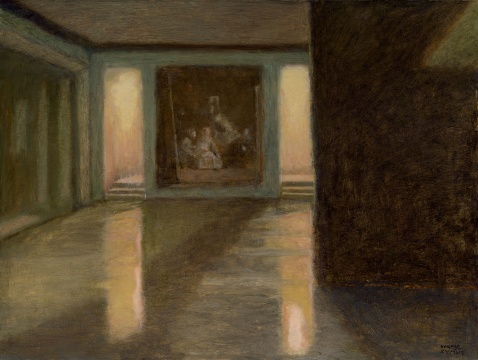 《宫娥》 100x120cm 布面油画 2019
《宫娥》 100x120cm 布面油画 2019