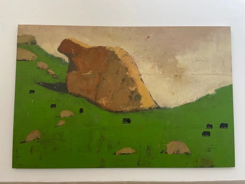 亚历杭德罗·坎平斯 《福图纳》 319×480cm 布上瓷漆 2020
