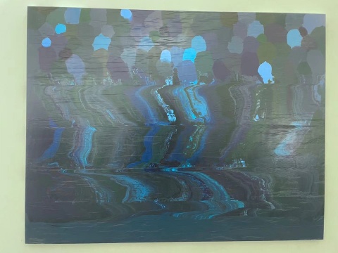 何塞·雅克 《青岩矿》 240×310cm 布面丙烯、瓷漆 2019
