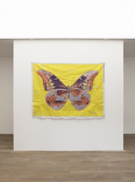 蒋竹韵 《春神》 200×150cm 十字绣初图、针、线 2021
蒋竹韵 《春神》 200×150cm 十字绣初图、针、线 2021