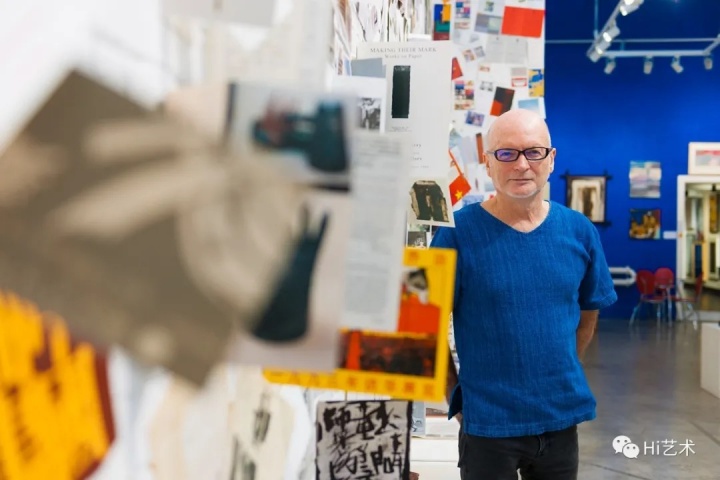红门画廊创始者、澳大利亚人布朗(Brian Wallace)摄影:董林
红门画廊创始者、澳大利亚人布朗(Brian Wallace)摄影:董林