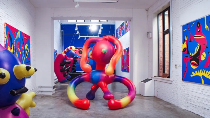“刘锦鹏:变异加速”展览现场 红门画廊 2020
“刘锦鹏:变异加速”展览现场 红门画廊 2020