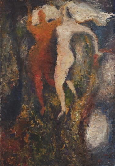 《秋日的舞蹈》 88×63cm 布面油画 1982
《秋日的舞蹈》 88×63cm 布面油画 1982