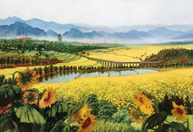 吴作人 《战地黄花分外香》 119×176cm 布面油画 1977
以8050万元成交于2013中国嘉德春拍,由泰康保险集团收藏
吴作人 《战地黄花分外香》 119×176cm 布面油画 1977
以8050万元成交于2013中国嘉德春拍,由泰康保险集团收藏