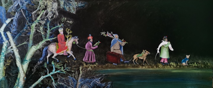 《出逃记-53》 60×120cm 布面油彩 2020
