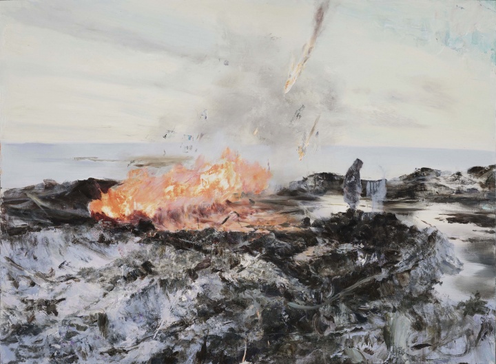 《先知》 160×220cm 布面油画 2020
《先知》 160×220cm 布面油画 2020