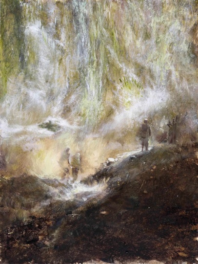 《来自遥远》 纸本油画棒 48×36 cm 2020
《来自遥远》 纸本油画棒 48×36 cm 2020