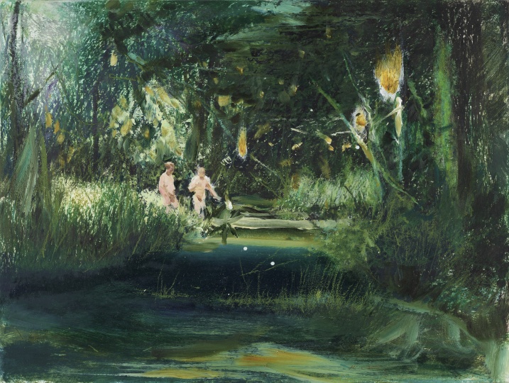 《森林纪》 36×48cm 纸本油画棒 2021
《森林纪》 36×48cm 纸本油画棒 2021