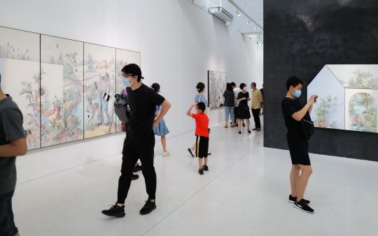 曾健勇个展“七巧板”展览现场,索卡艺术
曾健勇个展“七巧板”展览现场,索卡艺术