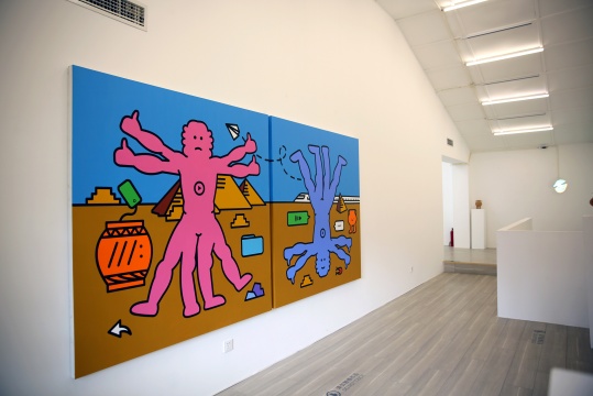 张心一“等待戈多”,Tong Gallery展览现场
张心一“等待戈多”,Tong Gallery展览现场