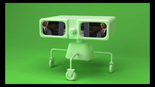 《3D机器人γ》 单频视频循环 2015
