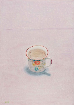 《我的咖啡杯 》42x29.7cm 木板丙烯 2019
《我的咖啡杯 》42x29.7cm 木板丙烯 2019