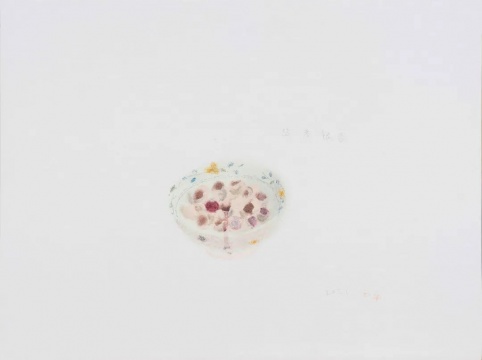 《盐烤银杏》42x56cm 纸本水彩 2021
《盐烤银杏》42x56cm 纸本水彩 2021