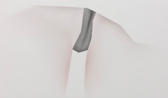 《女性(3-1)》 37.5x64.5cm 铝板上纸本石墨 2020
《女性(3-1)》 37.5x64.5cm 铝板上纸本石墨 2020