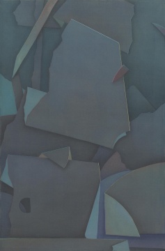 黄靖杰 《山石》 60×40cm 绢本设色 2019
黄靖杰 《山石》 60×40cm 绢本设色 2019