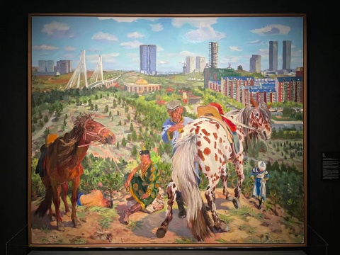 刘小东 《空城计2》 250×300cm 布面油画 2015 刘小东 《空城计2》 250×300cm 布面油画 2015