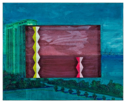 李青 《布朗库西公寓》 65×80×5cm 油彩、画布、木 2020
李青 《布朗库西公寓》 65×80×5cm 油彩、画布、木 2020