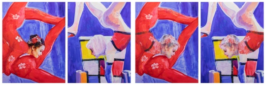 李青 《互毁而同一的像·形体美学》 180×140cm×2 照片2幅 尺寸可变 2 布面油画 2021
李青 《互毁而同一的像·形体美学》 180×140cm×2 照片2幅 尺寸可变 2 布面油画 2021