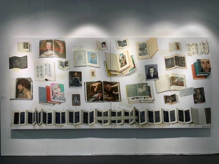 陈丹青《王羲之十七帖及其他》(双联),800万元
陈丹青《王羲之十七帖及其他》(双联),800万元