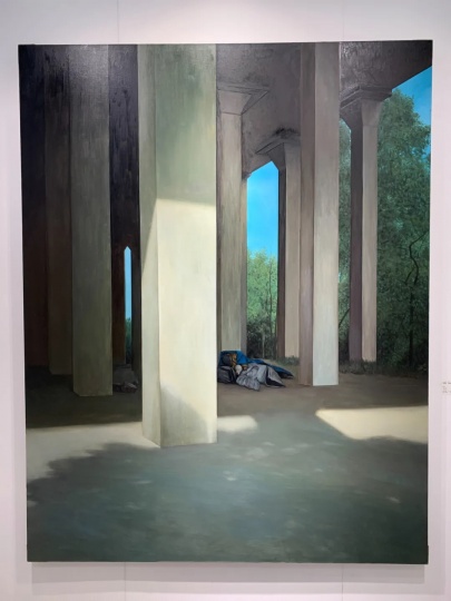 张英楠 《流浪》 230×180cm 布面油画 2015,已售,4.5万美元
张英楠 《流浪》 230×180cm 布面油画 2015,已售,4.5万美元