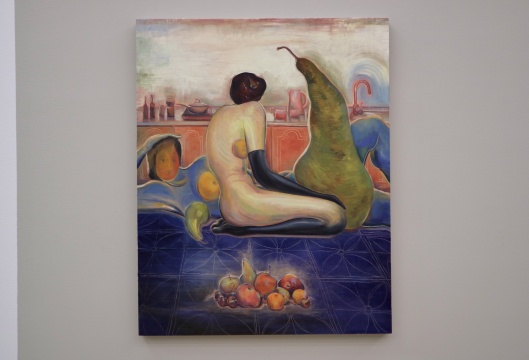 《水果与水果人》 120x80cm 布面油画 2021
《水果与水果人》 120x80cm 布面油画 2021