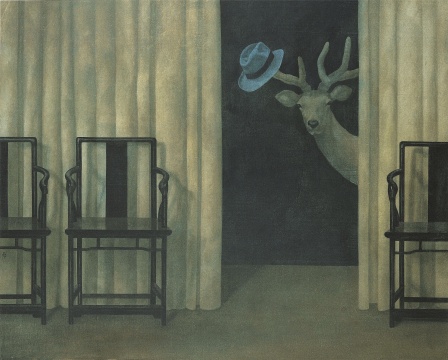 徐累 《鹿顶记》 65×88cm 纸本 1998
徐累 《鹿顶记》 65×88cm 纸本 1998