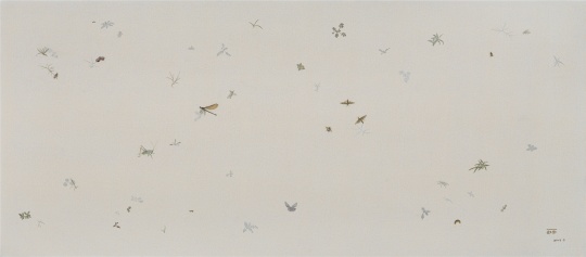 吴笛笛 《没有杂草NO.7》 170×75cm 布面油画 2014
吴笛笛 《没有杂草NO.7》 170×75cm 布面油画 2014