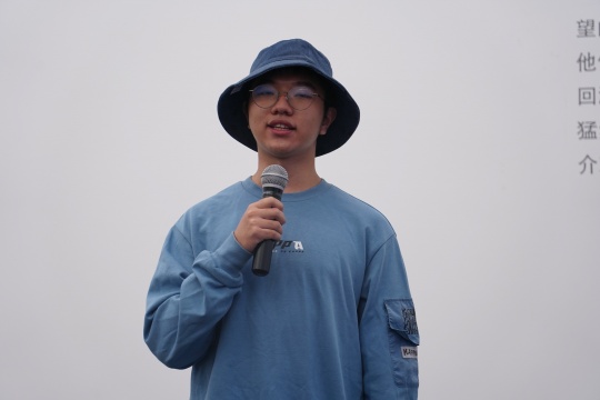 参展人甘鹏祺发言 (秦若晨摄)
参展人甘鹏祺发言 (秦若晨摄)