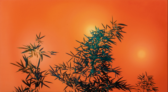三神灵光 – 落日橙 158 x 290 cm 布面油画 2021 三神灵光 – 落日橙 158 x 290 cm 布面油画 2021