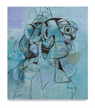 乔治·康多 《A小调布鲁斯》 203.2x177.8x3.8 cm 亚麻布油彩 2021
© 乔治·康多,私人收藏,加利福尼亚州,美国,摄影:兰斯·布鲁尔
乔治·康多 《A小调布鲁斯》 203.2x177.8x3.8 cm 亚麻布油彩 2021
© 乔治·康多,私人收藏,加利福尼亚州,美国,摄影:兰斯·布鲁尔