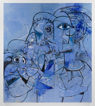 乔治·康多 《C大调布鲁斯》 300.4 x 266.7 x 4.4 cm 亚麻布油彩 2021
© 乔治·康多,私人收藏,龙美术馆提供,摄影:托马斯·巴拉特
乔治·康多 《C大调布鲁斯》 300.4 x 266.7 x 4.4 cm 亚麻布油彩 2021
© 乔治·康多,私人收藏,龙美术馆提供,摄影:托马斯·巴拉特