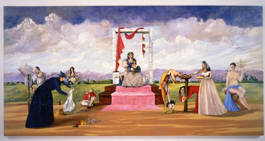 乔治·康多 《圣露西的愿景》 223.5 x 443.2 cm 布面油彩 1992–1993
© 乔治·康多,私人收藏,摄影:Ellen Page Wilson
乔治·康多 《圣露西的愿景》 223.5 x 443.2 cm 布面油彩 1992–1993
© 乔治·康多,私人收藏,摄影:Ellen Page Wilson
