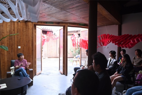交流会现场
