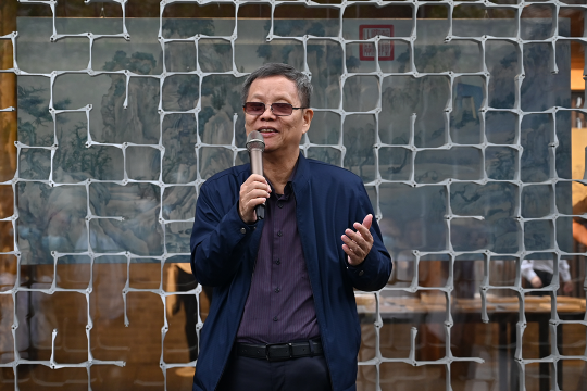 艺术家王明贤致辞
艺术家王明贤致辞