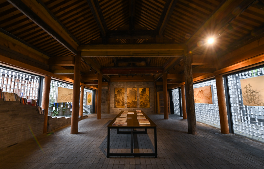 第二单元“山水建筑”展览现场
第二单元“山水建筑”展览现场
